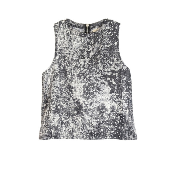 Zara sleeveless top splatter print grunge style size small - Picture 1 of 7